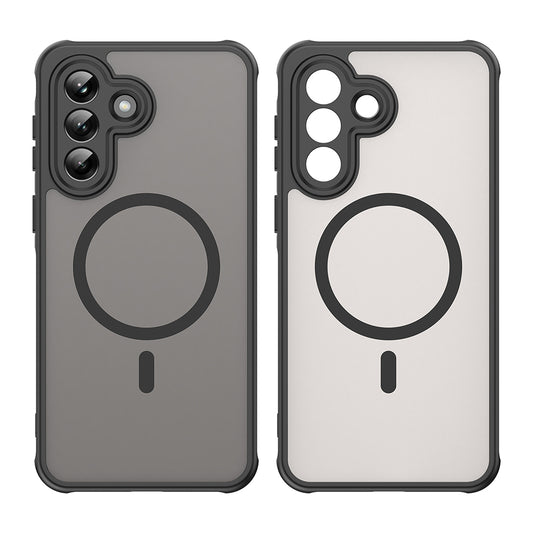 MagSafe hoesje voor Samsung Galaxy A37 5G, Techsuit, HaloFrost II, Zwart