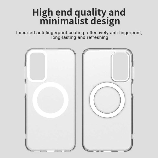 MagSafe-Hülle für Samsung Galaxy A55 5G A556, Techsuit, CandyCase, Weiß