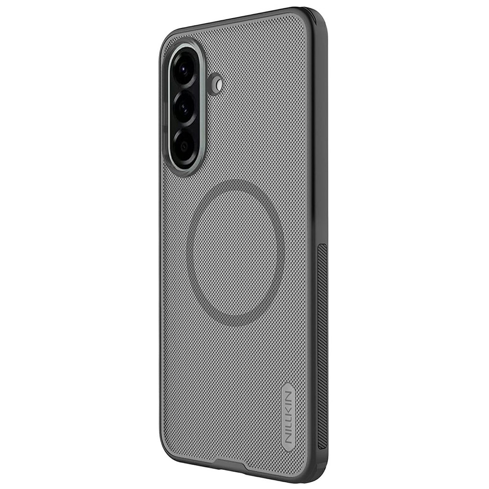 Coque MagSafe pour Samsung Galaxy A57 5G, Nillkin, Super Shield Pro, Noire Transparente Satinée