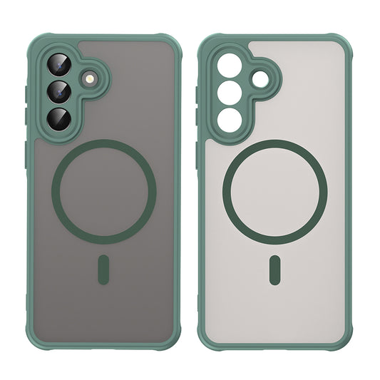 MagSafe hoesje voor Samsung Galaxy A57 5G, Techsuit, HaloFrost II, Groen