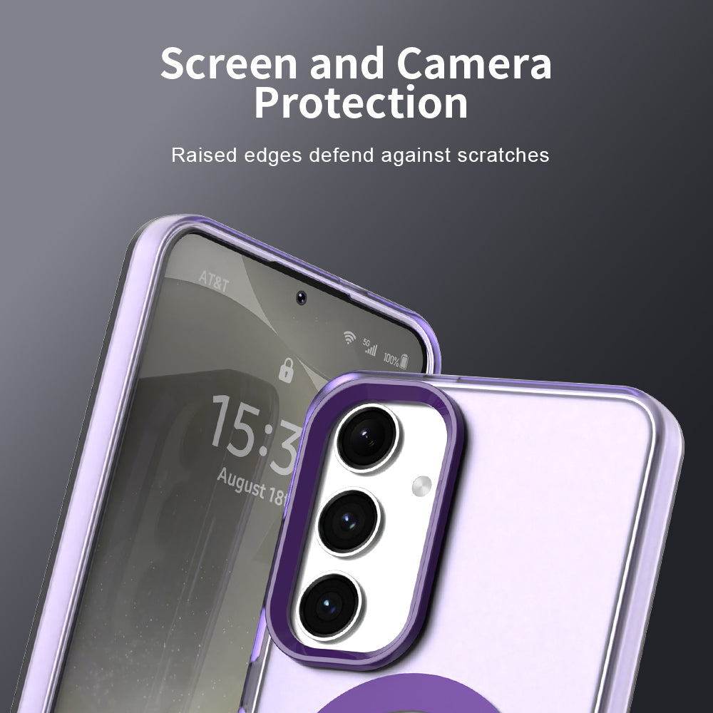 Coque MagSafe pour Samsung Galaxy S23 FE S711, Techsuit, CandyCase, Violet