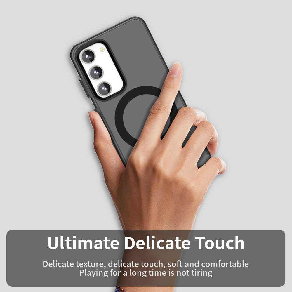 Coque MagSafe pour Samsung Galaxy S23+ S916, Techsuit, CandyCase, Noire