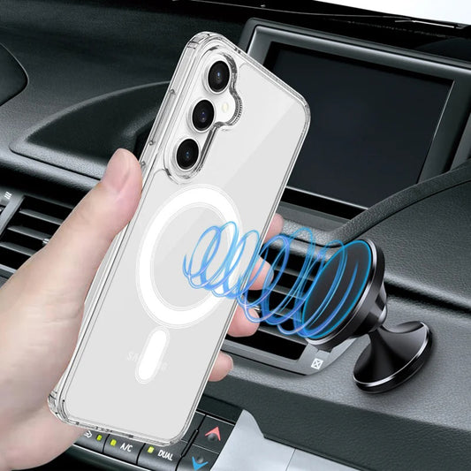 MagSafe-Hülle für Samsung Galaxy S24 S921, Techsuit, Pro, Transparent