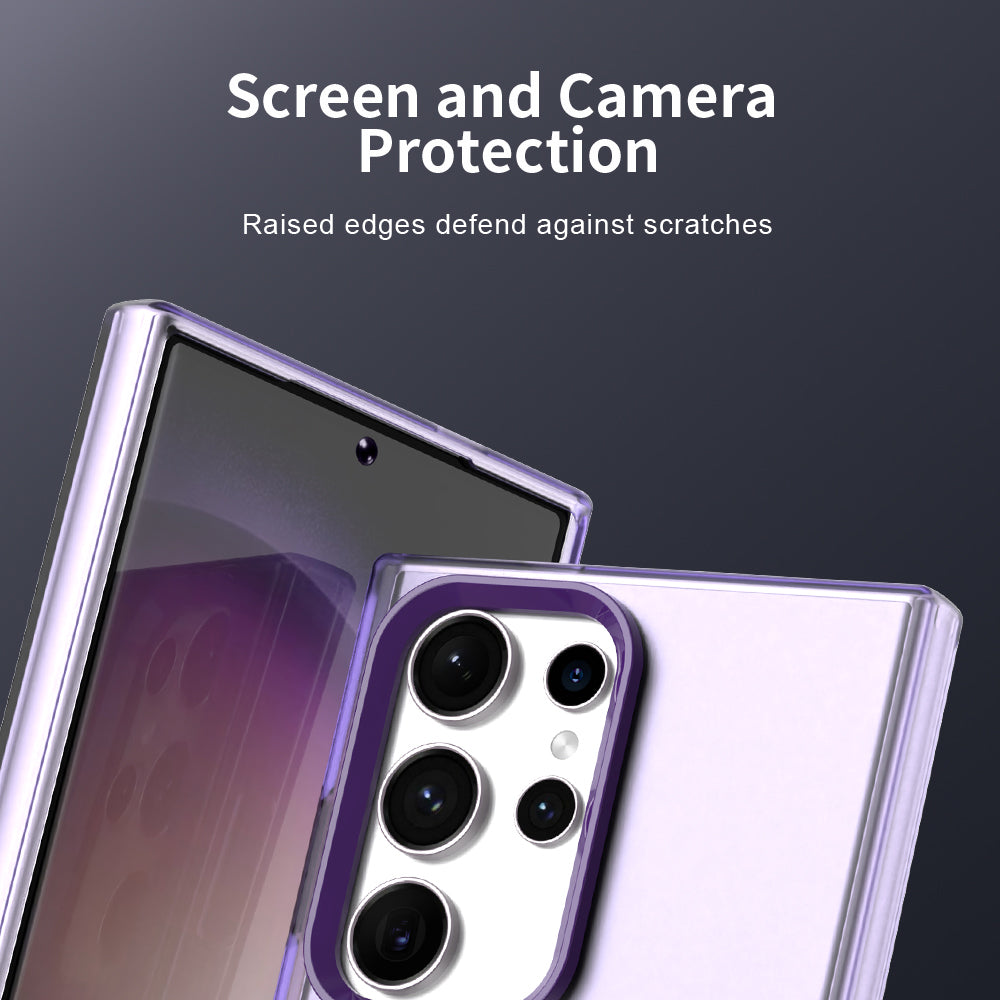 Coque MagSafe pour Samsung Galaxy S24 Ultra S928, Techsuit, CandyCase, Violet