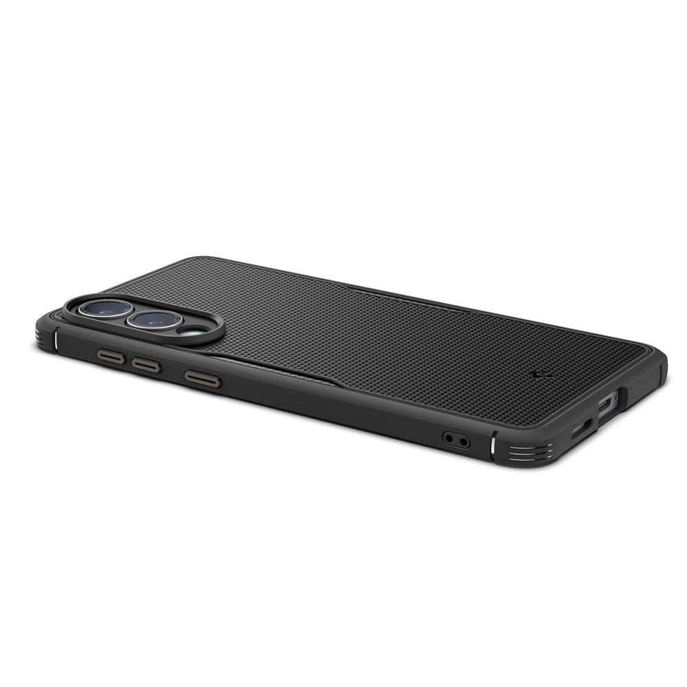MagSafe hoesje voor Samsung Galaxy S25 Edge S937, Spigen, Core Armor, Matzwart ACS09406