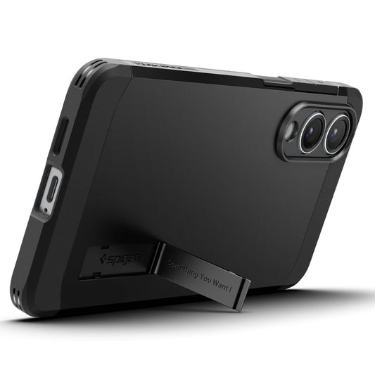 MagSafe hoesje voor Samsung Galaxy S25 Edge S937, Spigen, Tough Armor, Zwart ACS09422