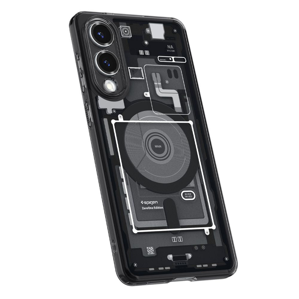 Coque MagSafe pour Samsung Galaxy S25 Edge S937, Spigen, Ultra Hybrid Zero One, Noire ACS09415