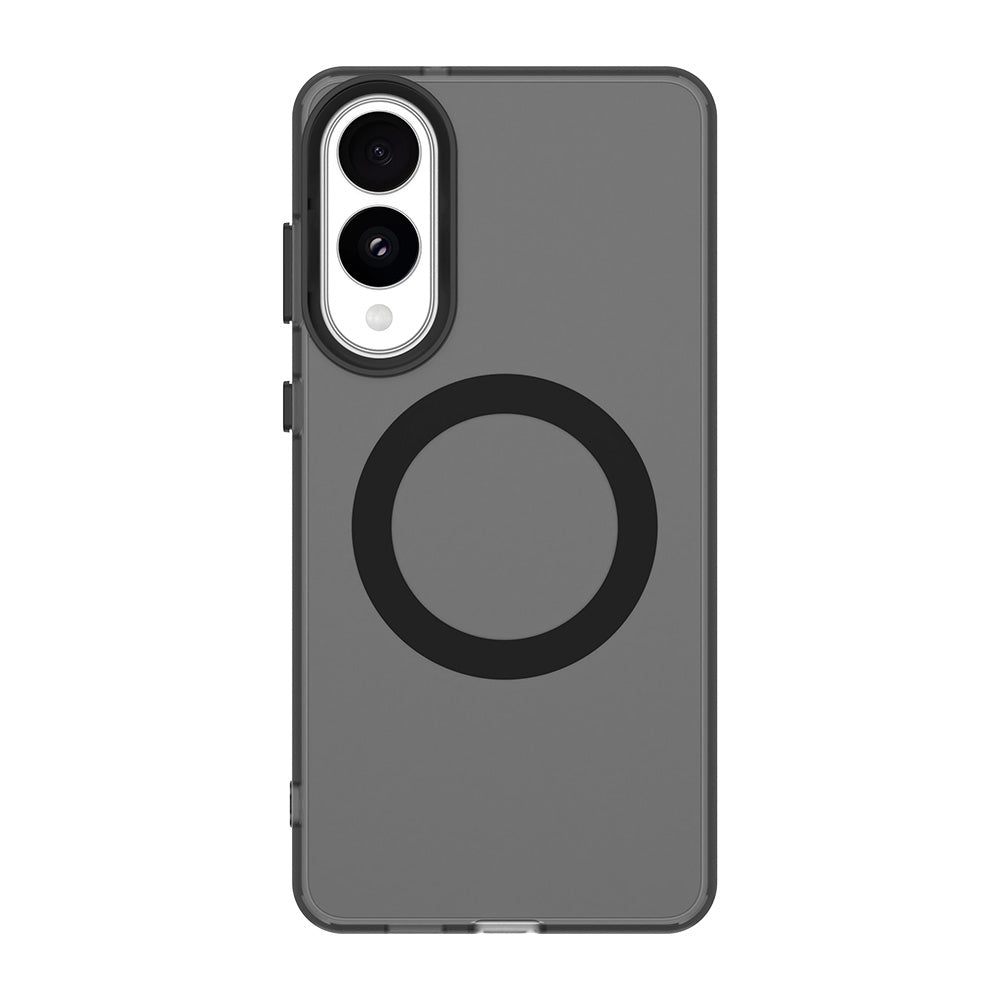 Coque MagSafe pour Samsung Galaxy S25 Edge S937, Techsuit, CandyCase, Noire