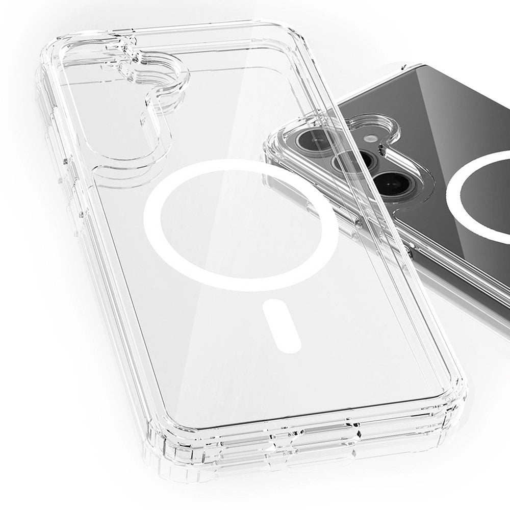 Étui MagSafe pour Samsung Galaxy S25 FE, 3MK, Armor MagCase, Transparent