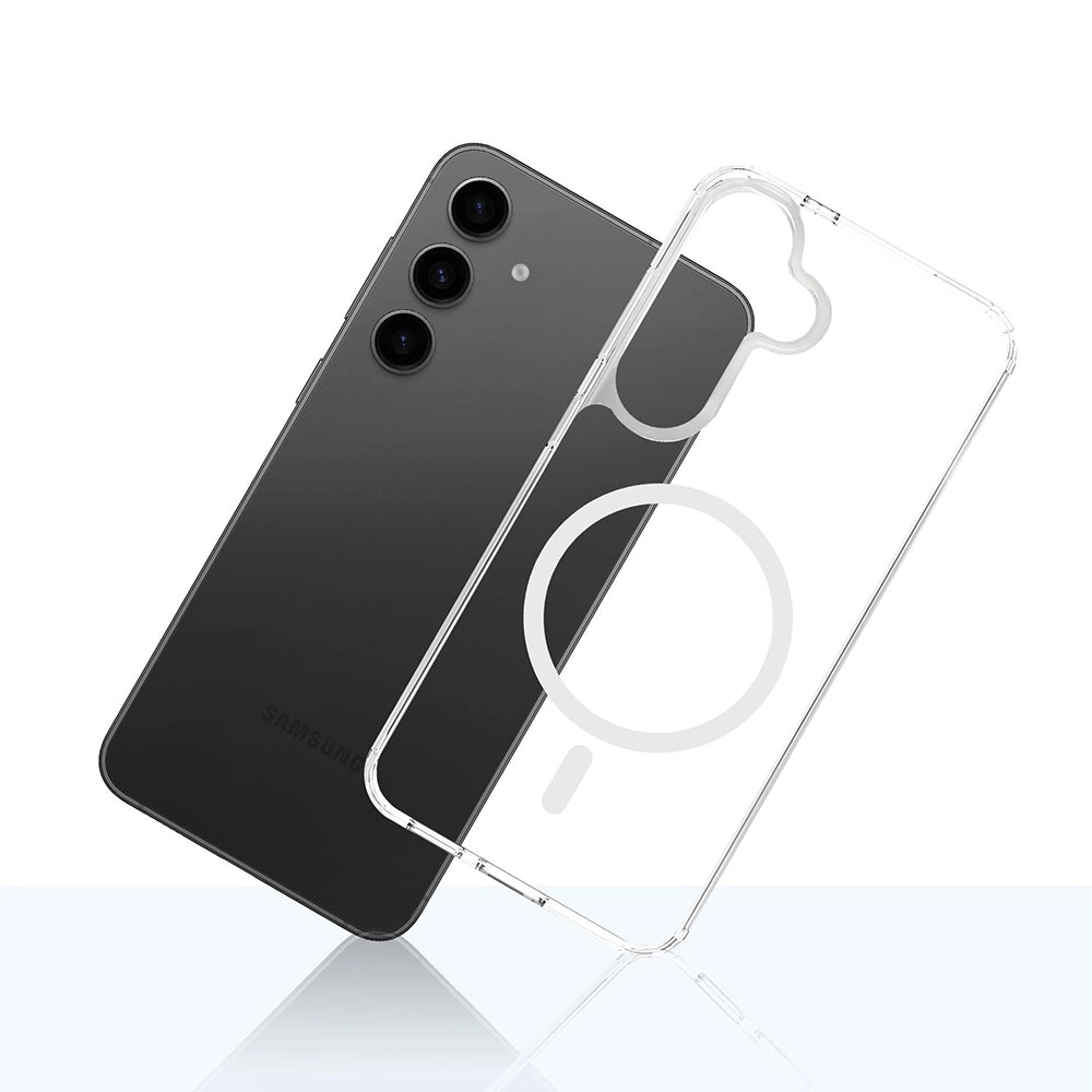Étui MagSafe pour Samsung Galaxy S25 FE, 3MK, Armor MagCase, Transparent
