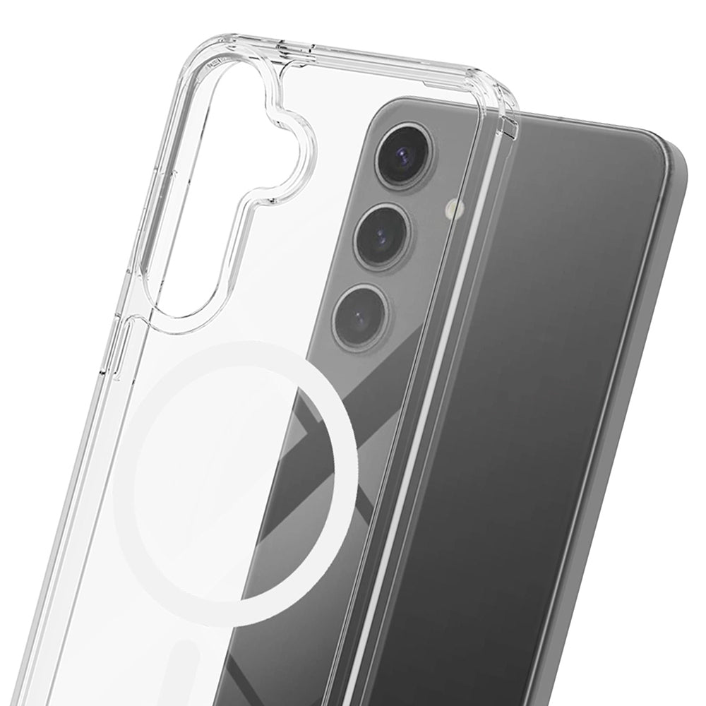 Étui MagSafe pour Samsung Galaxy S25 FE, 3MK, Armor MagCase, Transparent