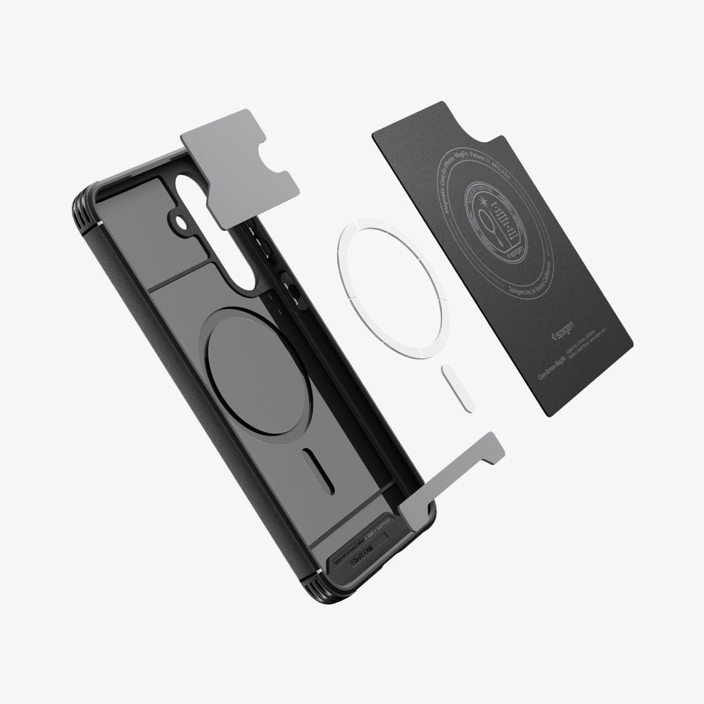 MagSafe Hülle für Samsung Galaxy S25 FE, Spigen, Core Armor, Mattschwarz ACS10021