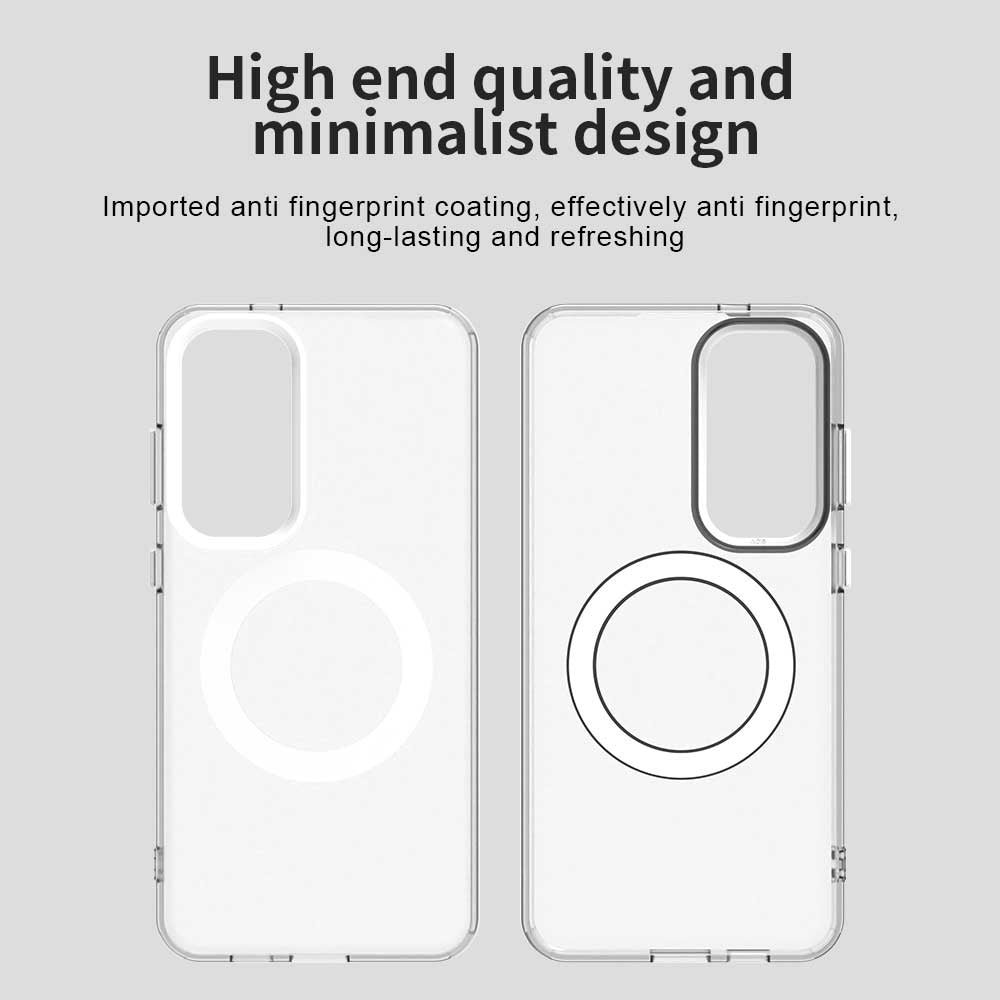 Coque MagSafe pour Samsung Galaxy S25+ S936 / S24+ S926, Techsuit, CandyCase, Blanche