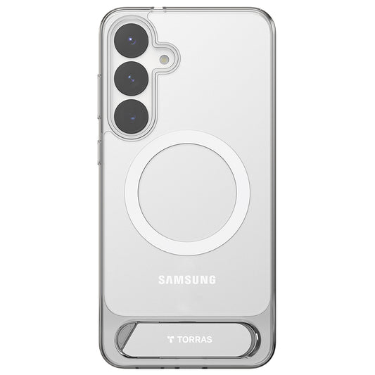 Coque MagSafe pour Samsung Galaxy S25+ S936, Torras, Pstand, Transparente