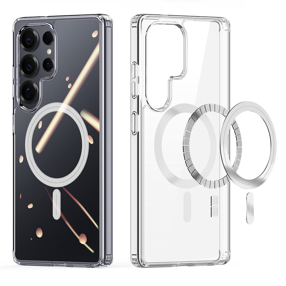 Coque MagSafe pour Samsung Galaxy S25 Ultra S938, DUX DUCIS, Clin, Transparente
