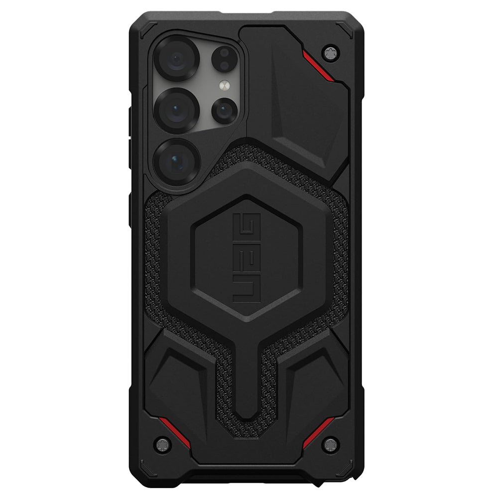 MagSafe Hülle für Samsung Galaxy S25 Ultra S938, Urban Armor Gear, Monarch Pro Kevlar, Schwarz
