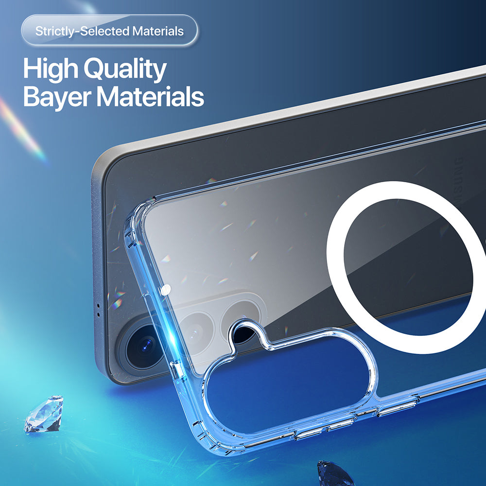 Coque MagSafe pour Samsung Galaxy S26 FE S741, DUX DUCIS, Clin, Transparente