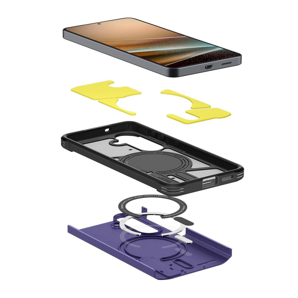 MagSafe Case for Samsung Galaxy S26 Plus S947, Spigen, Tough Armor, Purple ACS11215