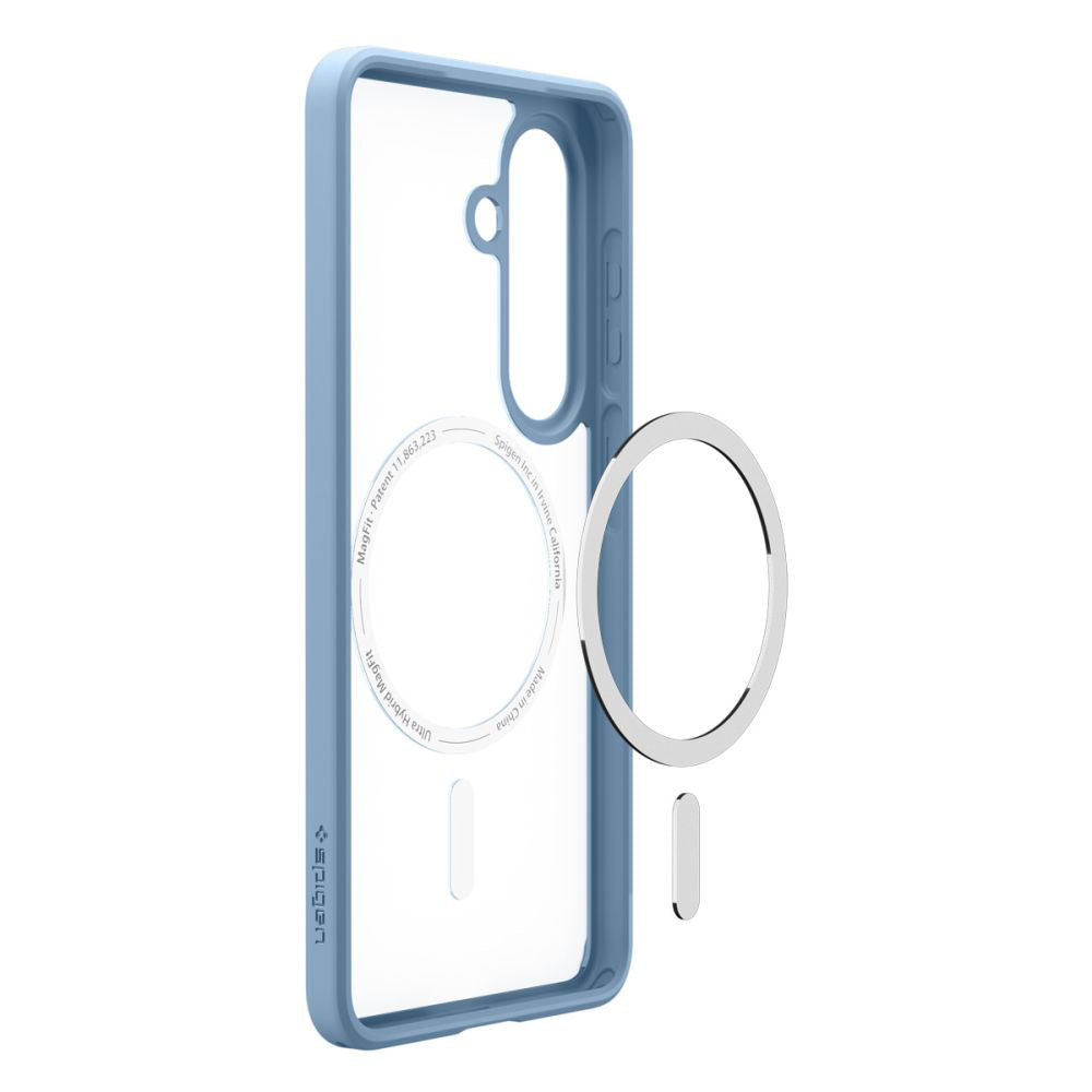 Étui MagSafe pour Samsung Galaxy S26 Plus S947, Spigen, Ultra Hybrid, Bleu ACS11213