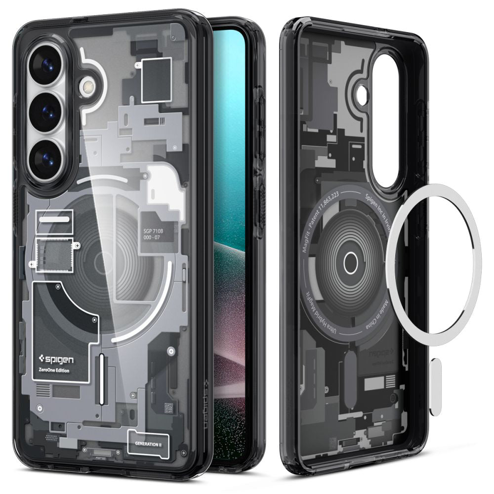 MagSafe hoesje voor Samsung Galaxy S26 Plus S947, Spigen, Ultra Hybrid Zero One, Zwart ACS10711