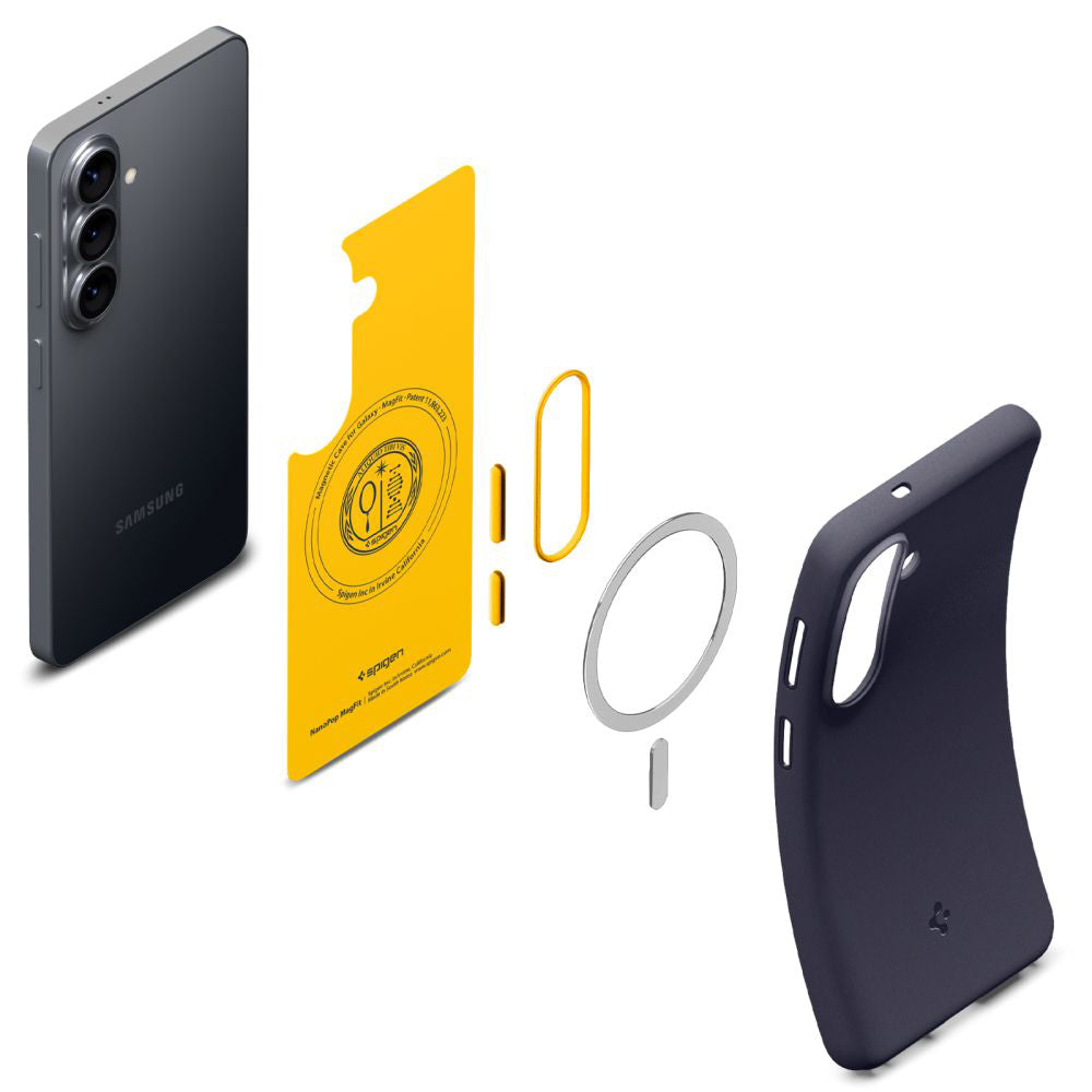 MagSafe hoesje voor Samsung Galaxy S26 S942, Spigen, Caseology Nano Pop, Mov ACS11065