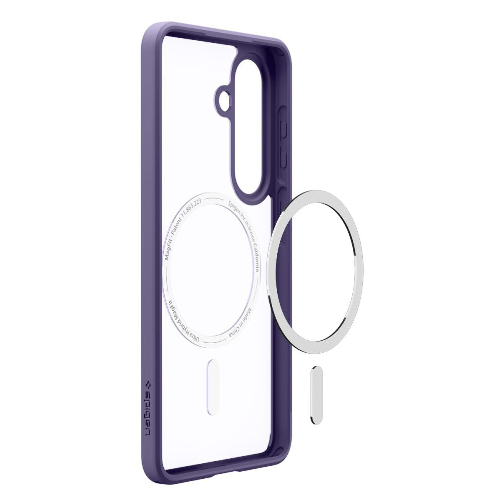 Coque MagSafe pour Samsung Galaxy S26 S942, Spigen, Ultra Hybrid, Violet Foncé ACS11220