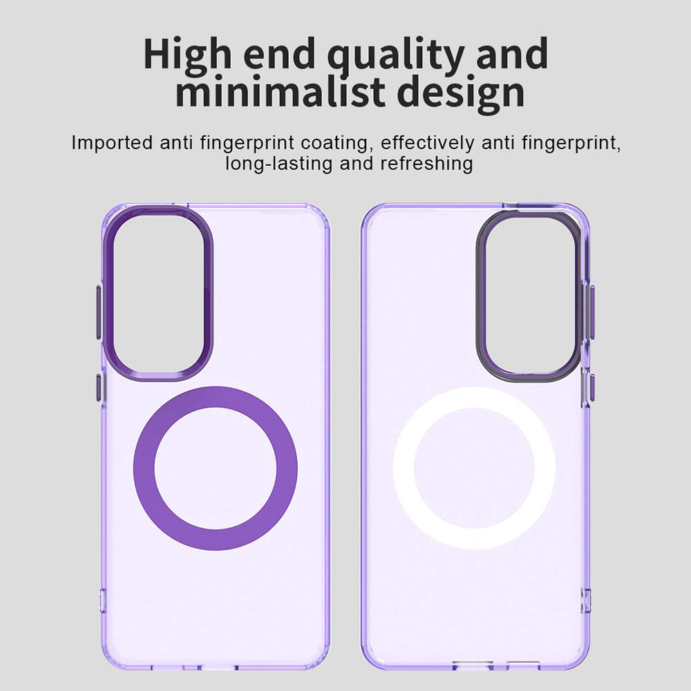 Housse MagSafe pour Samsung Galaxy S26 S942, Techsuit, CandyCase, Violet
