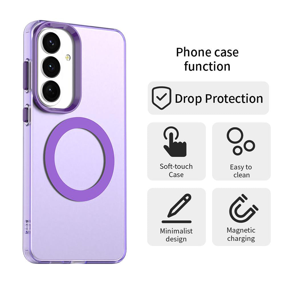 Housse MagSafe pour Samsung Galaxy S26 S942, Techsuit, CandyCase, Violet