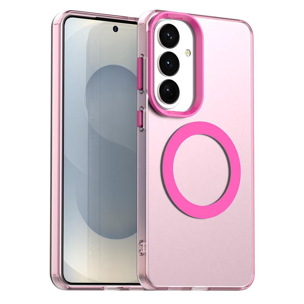 Housse MagSafe pour Samsung Galaxy S26 S942, Techsuit, CandyCase, Rose