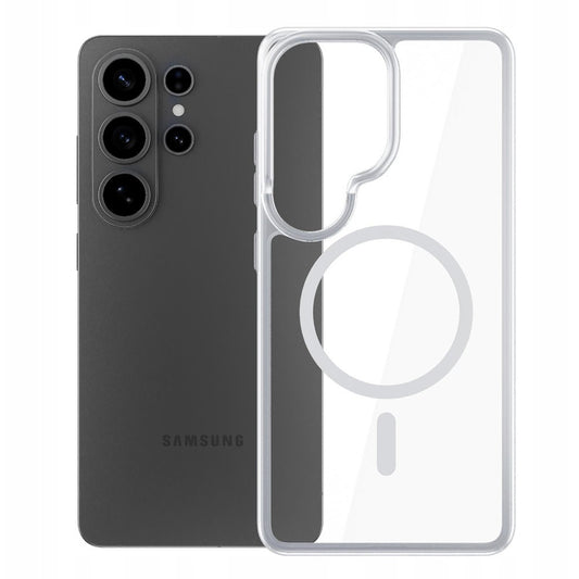Coque MagSafe pour Samsung Galaxy S26 Ultra, 3MK, Armor MagCase, Transparente