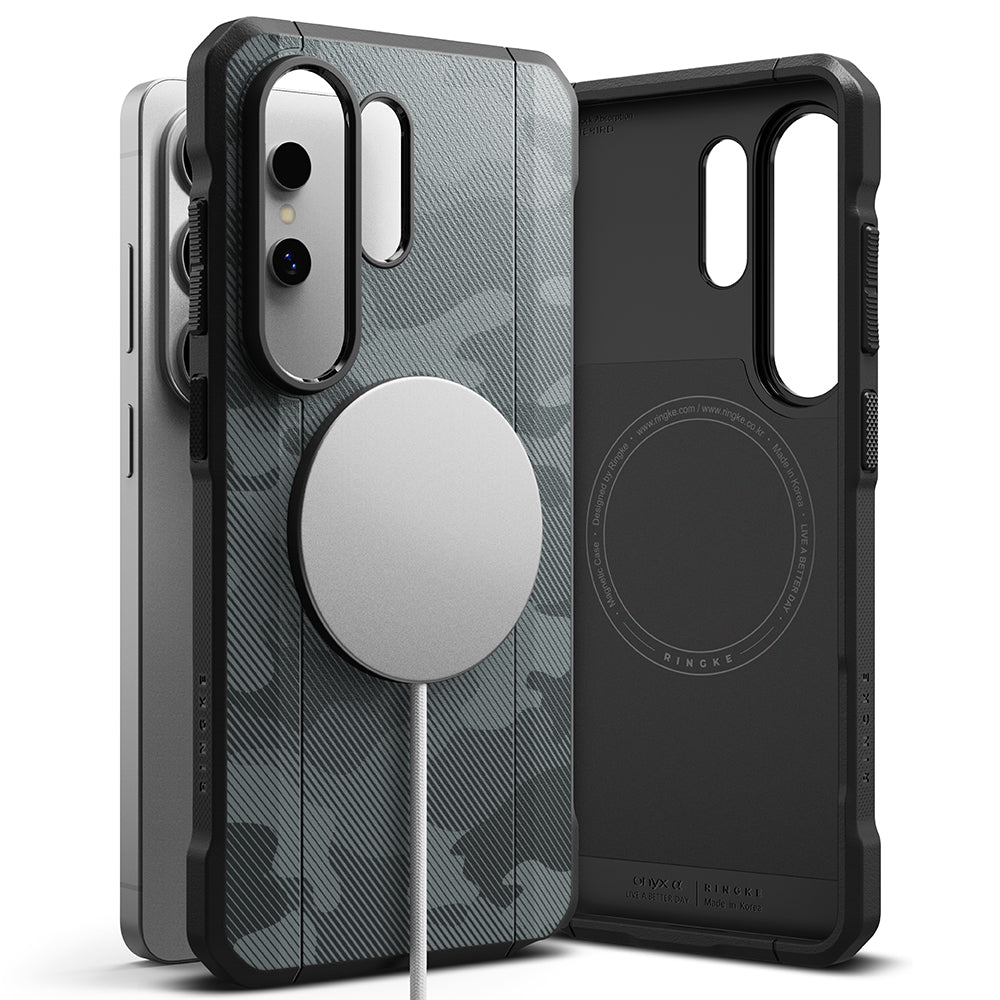 Coque MagSafe pour Samsung Galaxy S26 Ultra S948, Ringke, Onyx Alpha, Camouflage