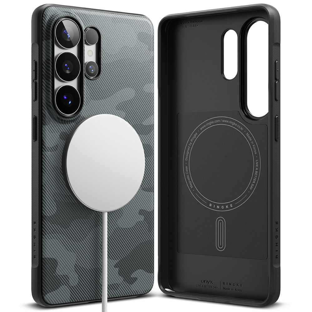 Étui MagSafe pour Samsung Galaxy S26 Ultra S948, Ringke, Onyx, Camouflage