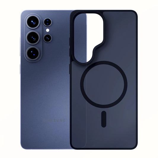 MagSafe Hülle für Samsung Galaxy S26 Ultra S948, 3MK, Smoke MagCase, Grau