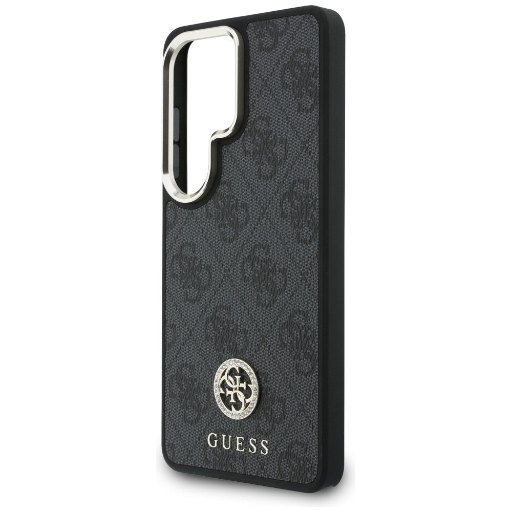 MagSafe hoesje voor Samsung Galaxy S26 Ultra S948, GUESS, 4G Big Rhinestone Triangle Strap, Zwart