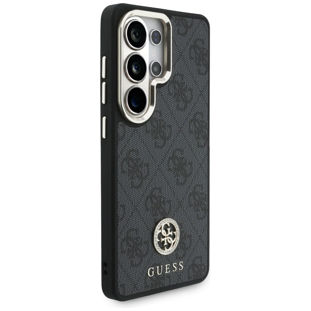 MagSafe hoesje voor Samsung Galaxy S26 Ultra S948, GUESS, 4G Big Rhinestone Triangle Strap, Zwart