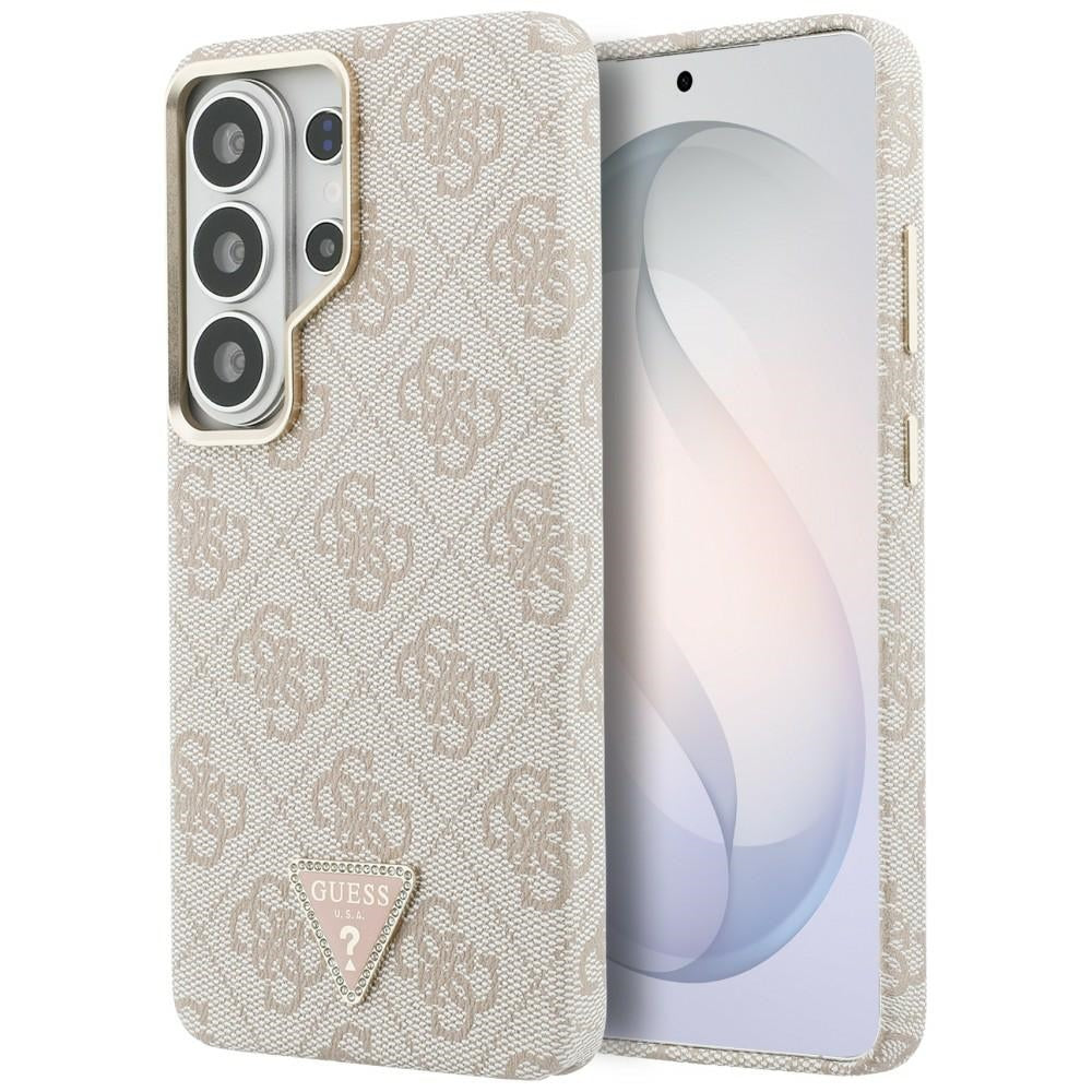 MagSafe hoesje voor Samsung Galaxy S26 Ultra S948, Guess, 4G Triangle Logo, Roze