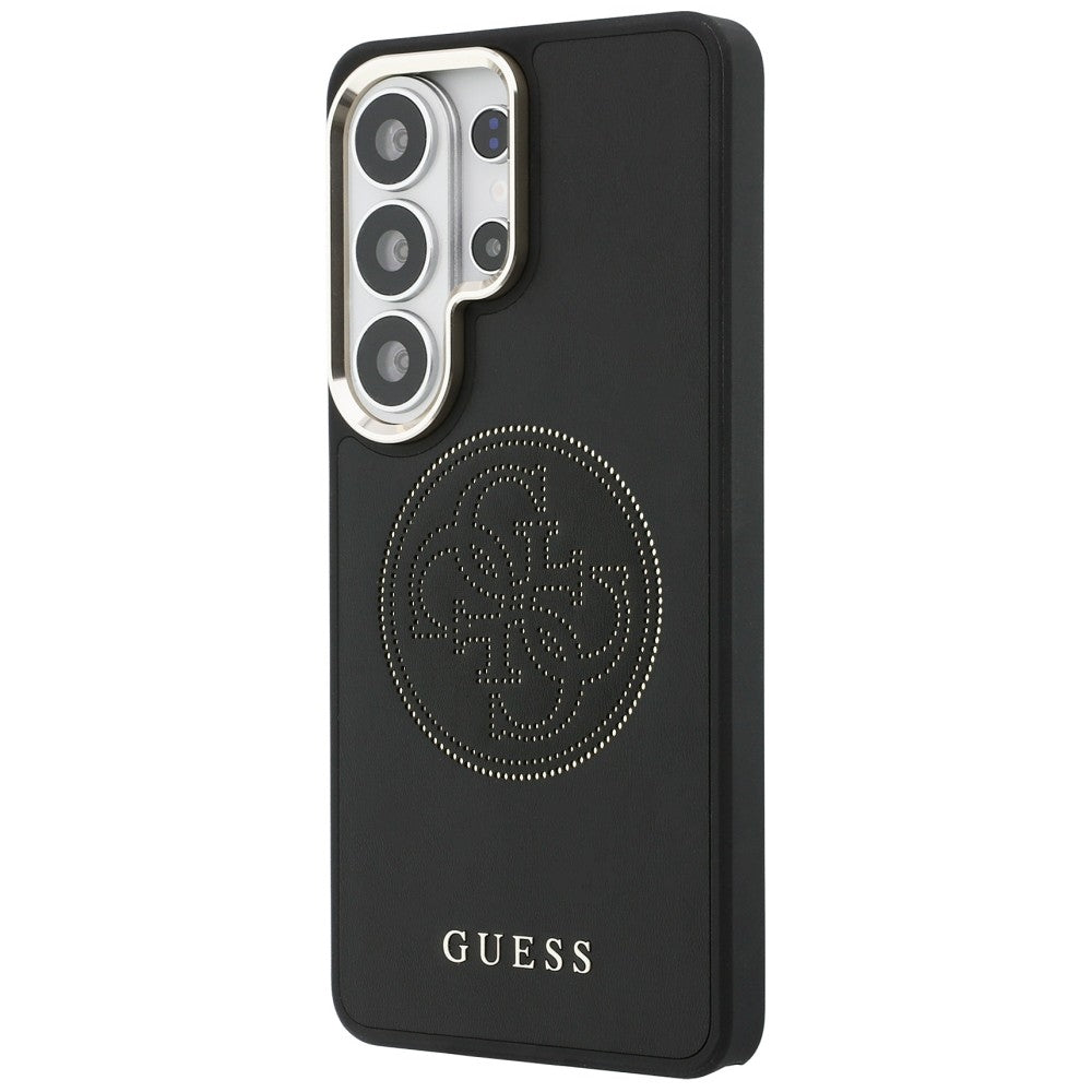 MagSafe Hülle für Samsung Galaxy S26 Ultra S948, Guess, Perforated Logo, Schwarz