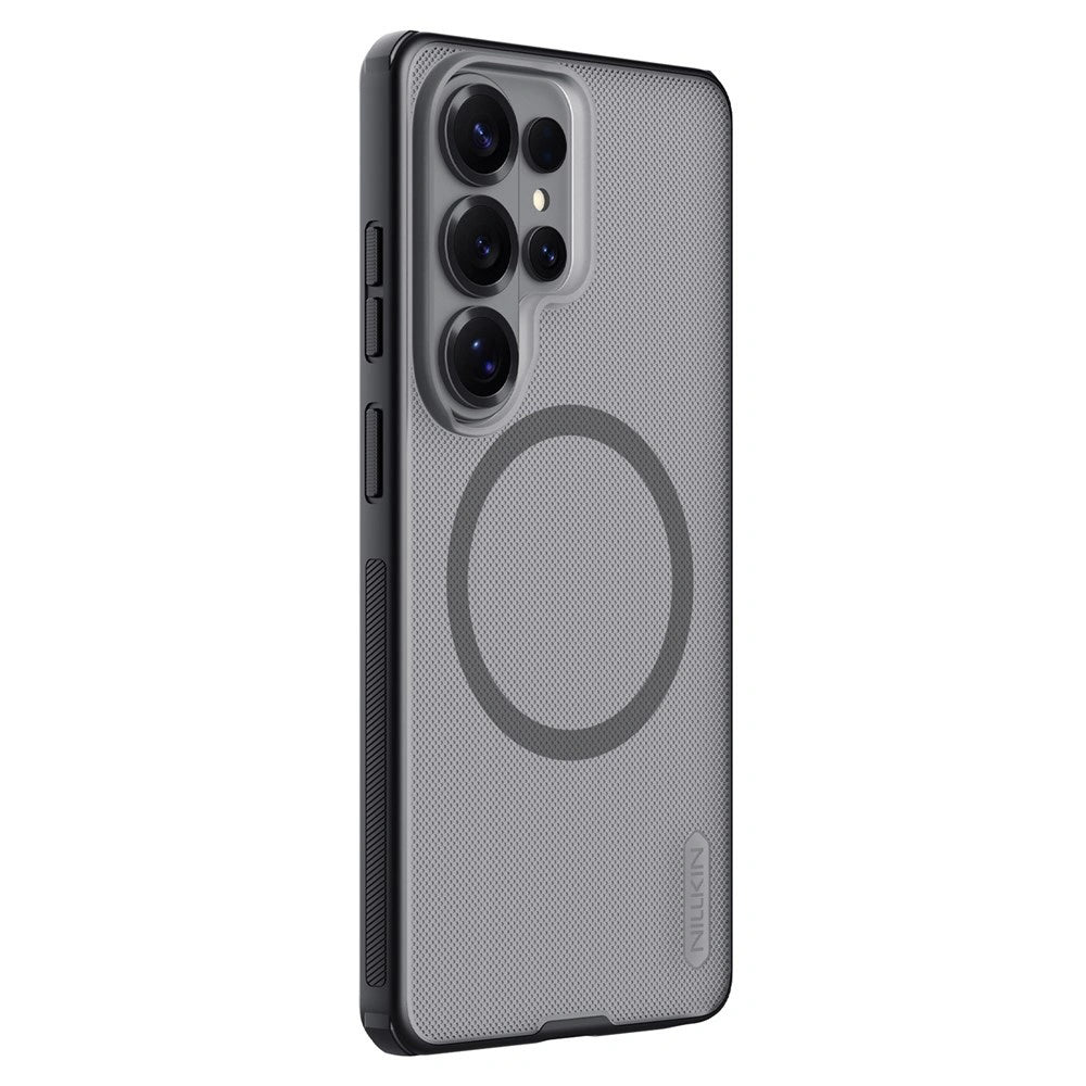 Coque MagSafe pour Samsung Galaxy S26 Ultra S948, Nillkin, Super Shield Pro, Noire Transparente Satinée