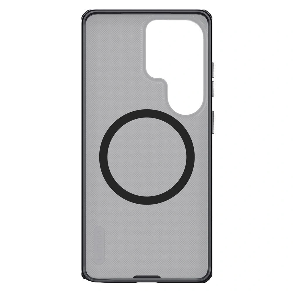 Coque MagSafe pour Samsung Galaxy S26 Ultra S948, Nillkin, Super Shield Pro, Noire Transparente Satinée