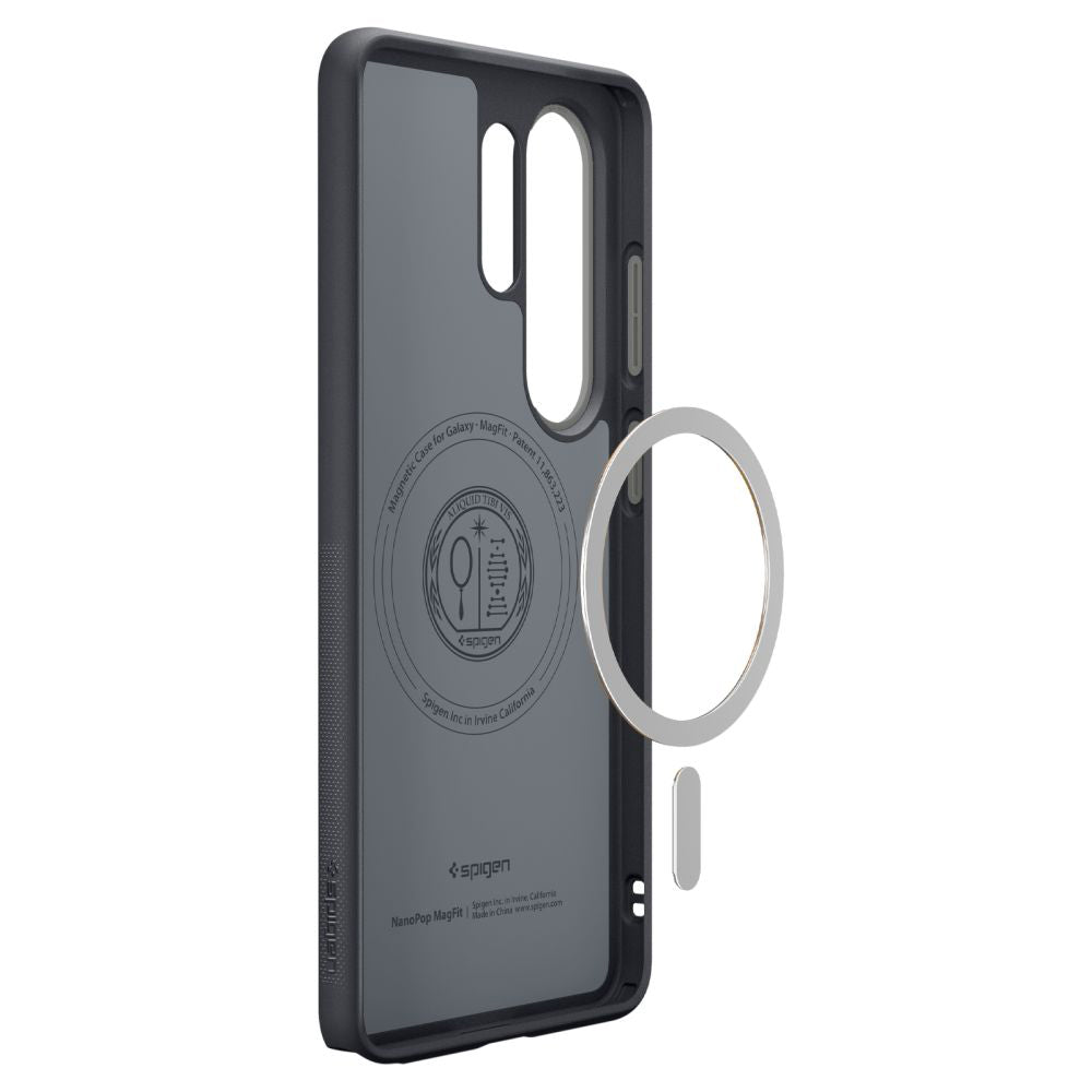 MagSafe Hülle für Samsung Galaxy S26 Ultra S948, Spigen, Caseology Nano Pop, Schwarz
