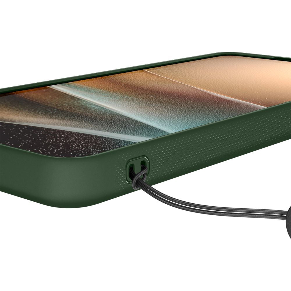 MagSafe hoesje voor Samsung Galaxy S26 Ultra S948, Spigen, Caseology Nano Pop, Groen ACS11039