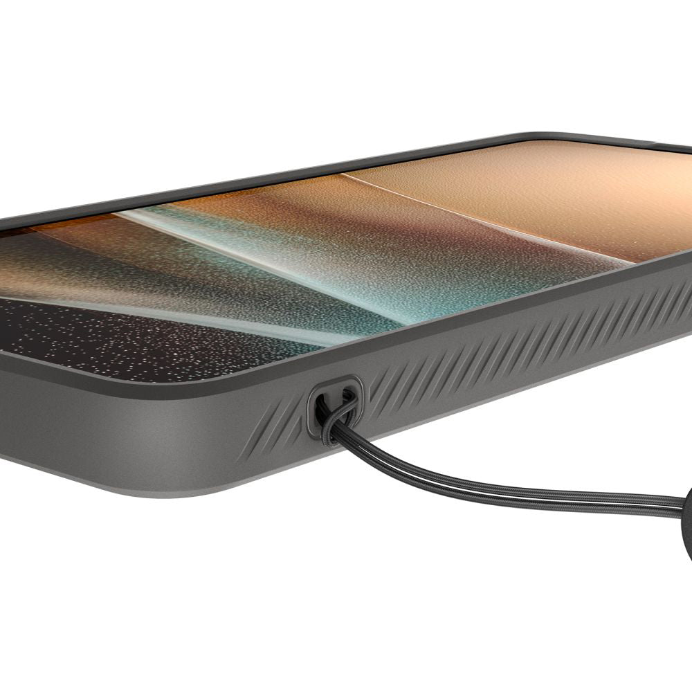 MagSafe hoesje voor Samsung Galaxy S26 Ultra S948, Spigen, Liquid Air, Grijs ACS10675