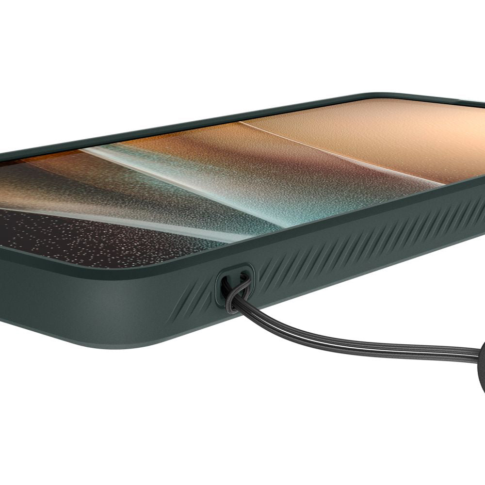 Étui MagSafe pour Samsung Galaxy S26 Ultra S948, Spigen, Liquid Air, Vert ACS10676