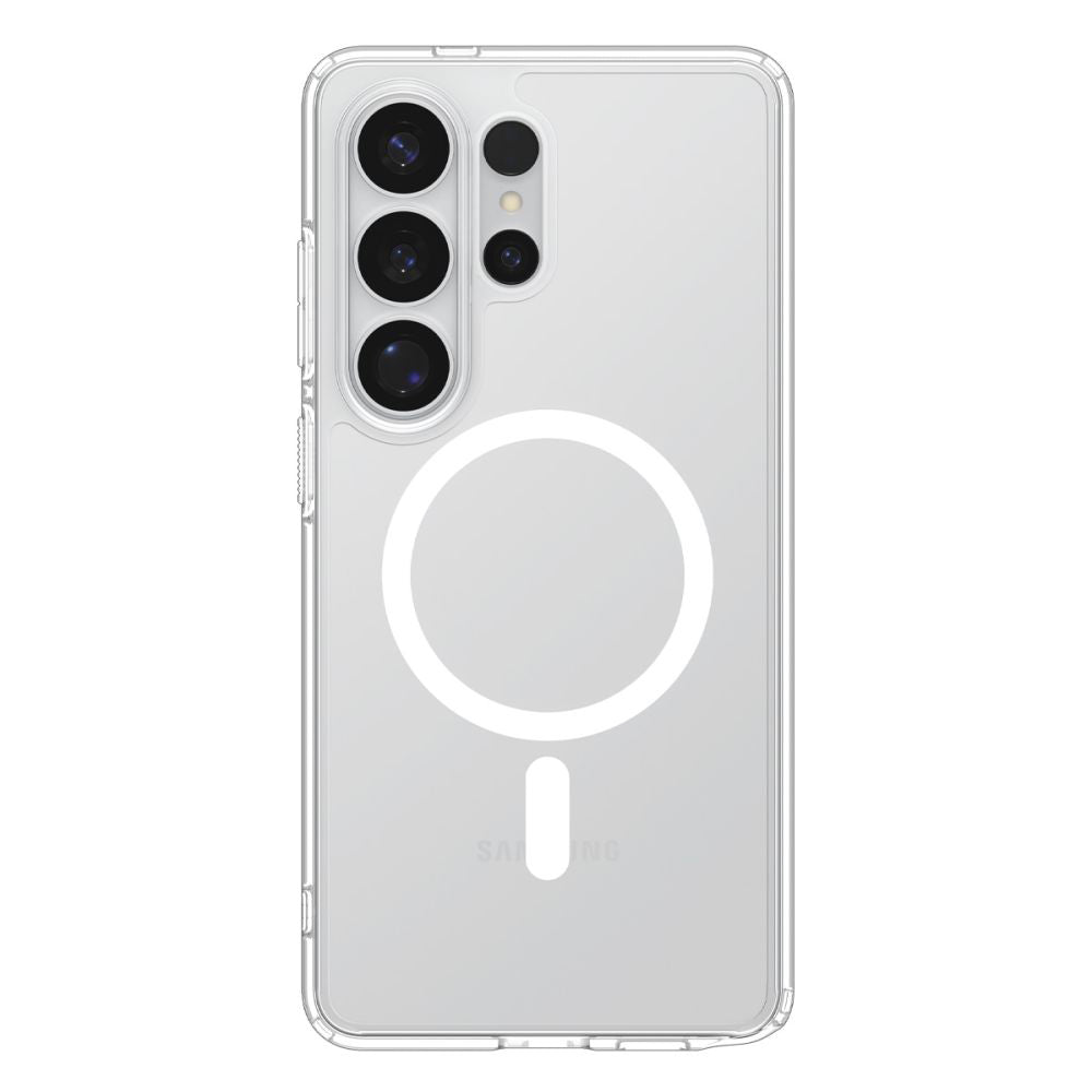 MagSafe hoesje voor Samsung Galaxy S26 Ultra S948, Spigen, Ultra Hybrid, Transparant Wit ACS10679
