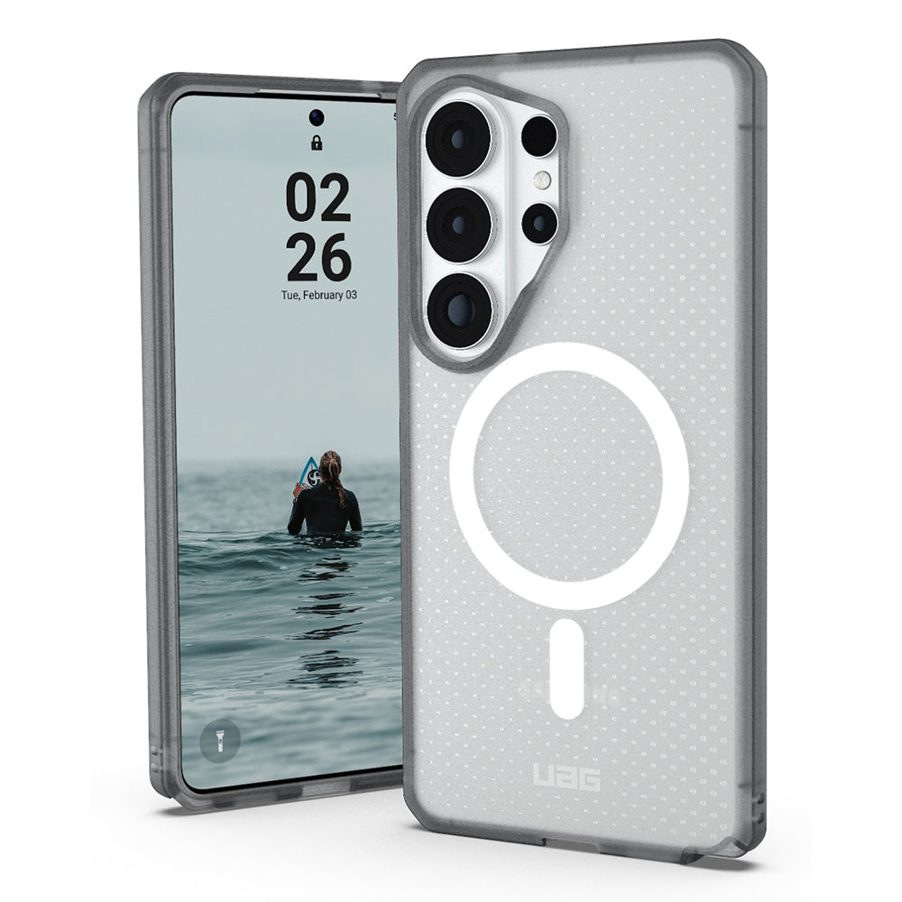 Coque MagSafe pour Samsung Galaxy S26 Ultra S948, Urban Armor Gear, Dot, Gris Satiné