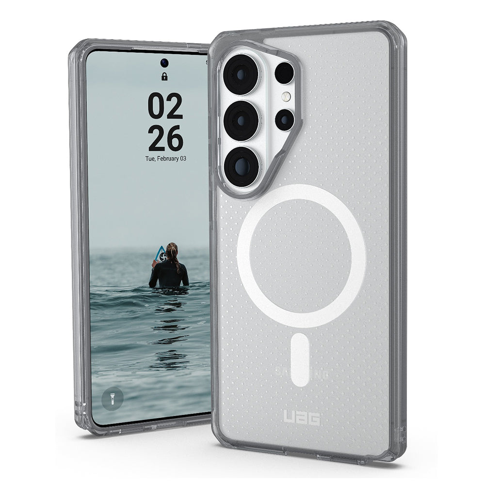 MagSafe-hoes voor Samsung Galaxy S26 Ultra S948, Urban Armor Gear, Dot, Transparant Grijs