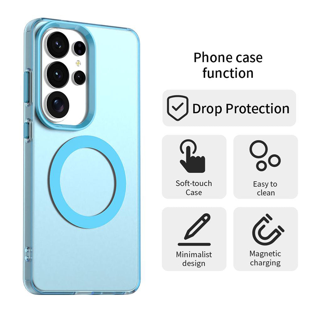 MagSafe Case for Samsung Galaxy S26 Ultra S948, Techsuit, CandyCase, Blue