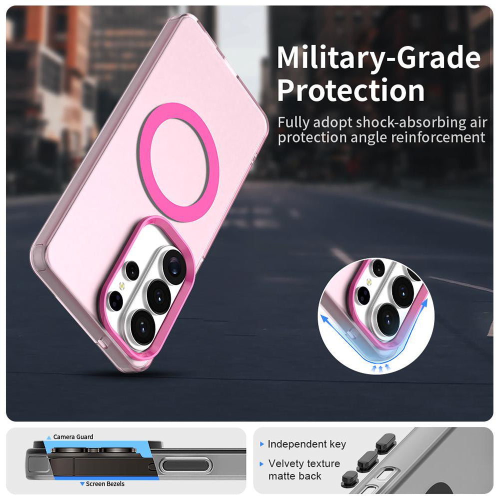MagSafe Hülle für Samsung Galaxy S26 Ultra S948, Techsuit, CandyCase, Rosa