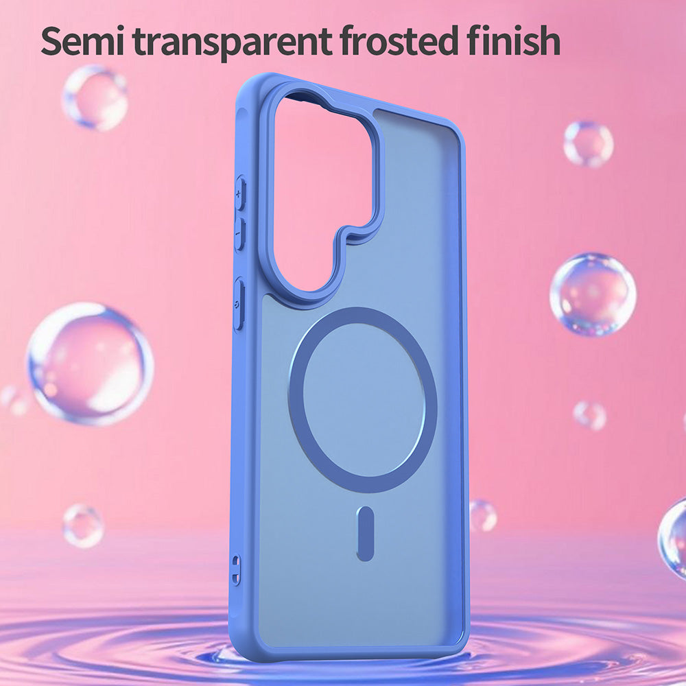 MagSafe Hülle für Samsung Galaxy S26 Ultra S948, Techsuit, HaloFrost II, Blau