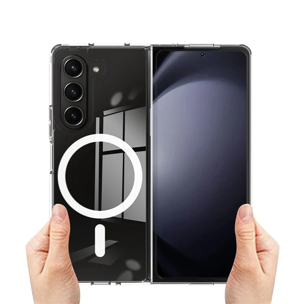 Coque MagSafe pour Samsung Galaxy Z Fold6 F956, Techsuit, Pro, Transparente